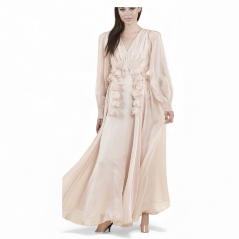 L’Atiste Blush Petal Maxi Dress – New With Tags – Size Large